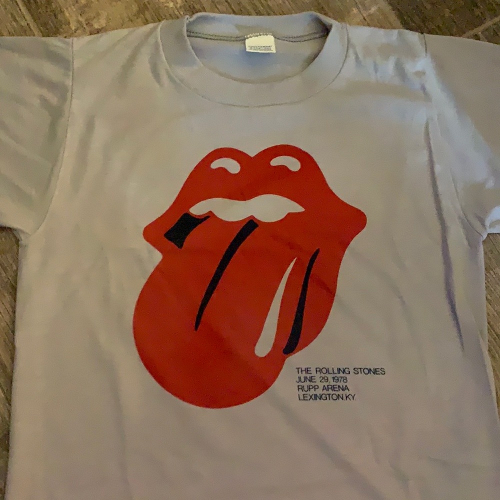 VINTAGE Rolling Stones 1978 tshirt RARE!!!!!